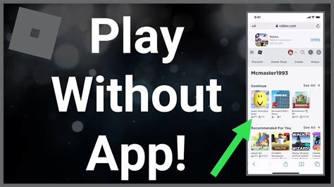 Allow a few minute for the app to finish downloading. . Play roblox without downloading